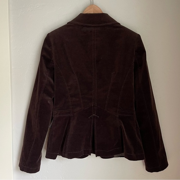 Vintage L' Equipe Purple Velvet Two Button Blazer with Front Pocket Size: 44( L) - Picture 9 of 10